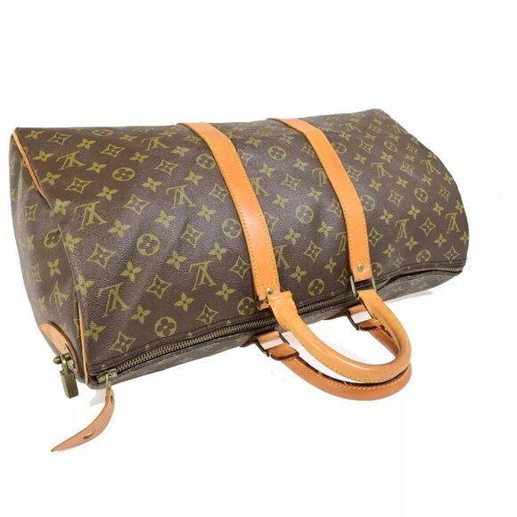 AUTHENTICITY GUARANTEED LOUIS VUITTON Keepall Travel Hand Bag Monogram - Picture 6 of 14